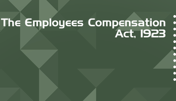 The Employees Compensation Act 1923 Bare Act PDF Download 2