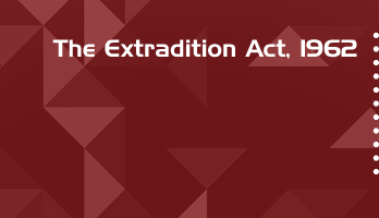 The Extradition Act 1962 Bare Act PDF Download 2