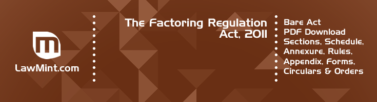 The Factoring Regulation Act 2011 Bare Act PDF Download 2