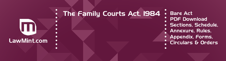 The Family Courts Act 1984 Bare Act PDF Download 2