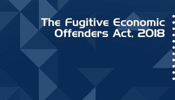 The Fugitive Economic Offenders Act 2018 Bare Act PDF Download 2