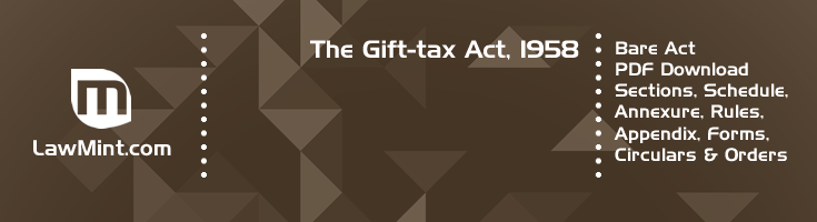 The Gift tax Act 1958 Bare Act PDF Download 2