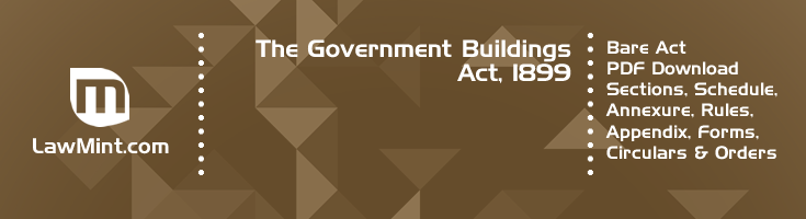 The Government Buildings Act 1899 Bare Act PDF Download 2