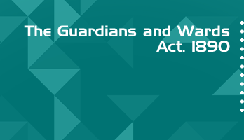 The Guardians and Wards Act 1890 Bare Act PDF Download 2