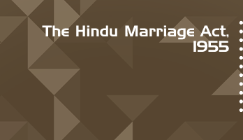 The Hindu Marriage Act 1955 Bare Act PDF Download 2