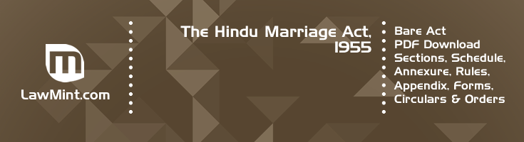 The Hindu Marriage Act 1955 Bare Act PDF Download 2