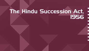 The Hindu Succession Act 1956 Bare Act PDF Download 2