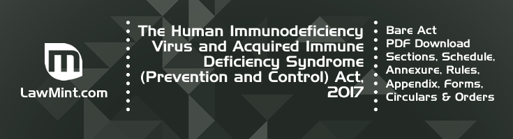 The Human Immunodeficiency Virus and Acquired Immune Deficiency Syndrome Prevention and Control Act 2017 Bare Act PDF Download 2