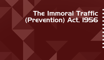 The Immoral Traffic Prevention Act 1956 Bare Act PDF Download 2