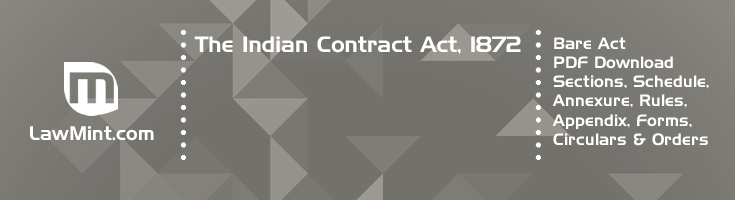 The Indian Contract Act 1872 Bare Act PDF Download 2