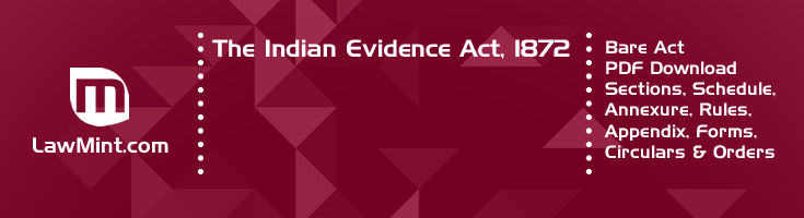 The Indian Evidence Act 1872 Bare Act PDF Download 2