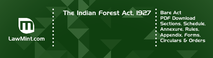 The Indian Forest Act 1927 Bare Act PDF Download 2