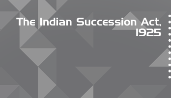 The Indian Succession Act 1925 Bare Act PDF Download 2