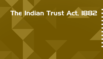 The Indian Trust Act 1882 Bare Act PDF Download 2