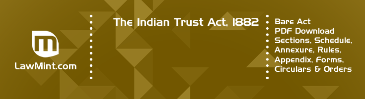 The Indian Trust Act 1882 Bare Act PDF Download 2