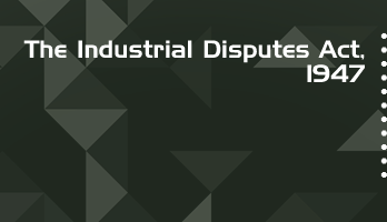 The Industrial Disputes Act 1947 Bare Act PDF Download 2