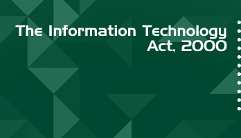 The Information Technology Act 2000 Bare Act PDF Download 2