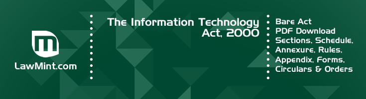 The Information Technology Act 2000 Bare Act PDF Download 2