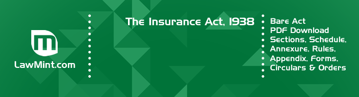 The Insurance Act 1938 Bare Act PDF Download 2