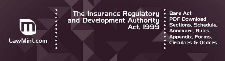 The Insurance Regulatory and Development Authority Act 1999 Bare Act PDF Download 2