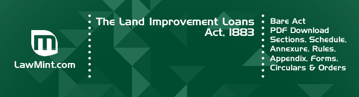 The Land Improvement Loans Act 1883 Bare Act PDF Download 2