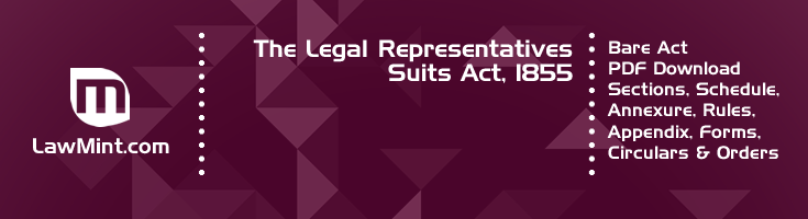 The Legal Representatives Suits Act 1855 Bare Act PDF Download 2