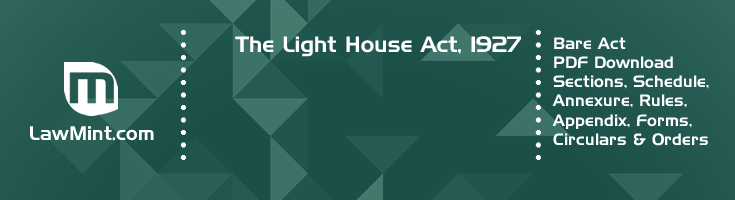 The Light House Act 1927 Bare Act PDF Download 2
