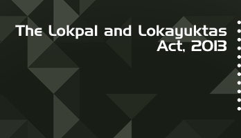 The Lokpal and Lokayuktas Act 2013 Bare Act PDF Download 2