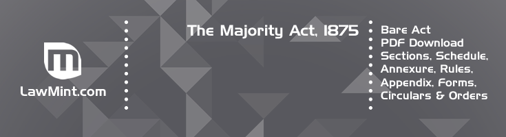 The Majority Act 1875 Bare Act PDF Download 2