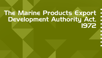 The Marine Products Export Development Authority Act 1972 Bare Act PDF Download 2