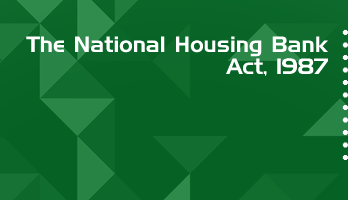 The National Housing Bank Act 1987 Bare Act PDF Download 2