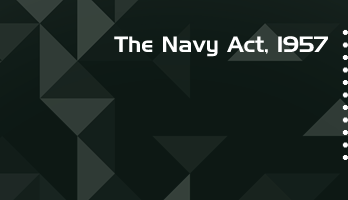 The Navy Act 1957 Bare Act PDF Download 2