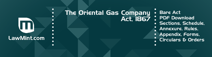 The Oriental Gas Company Act 1867 Bare Act PDF Download 2