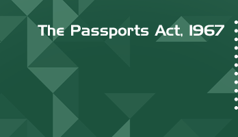 The Passports Act 1967 Bare Act PDF Download 2