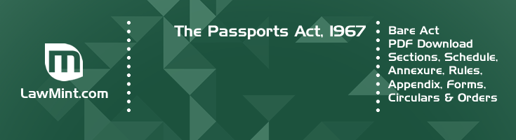 The Passports Act 1967 Bare Act PDF Download 2