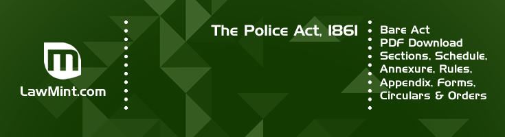 The Police Act 1861 Bare Act PDF Download 2