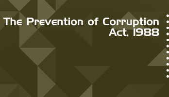 The Prevention of Corruption Act 1988 Bare Act PDF Download 2