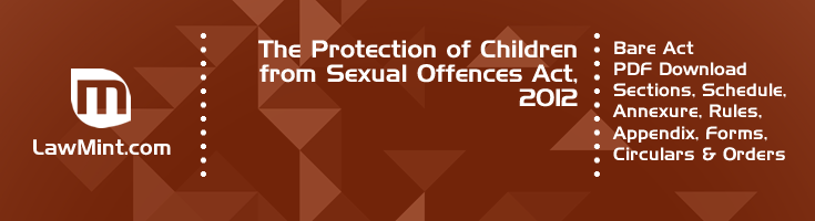 The Protection of Children from Sexual Offences Act 2012 Bare Act PDF Download 2