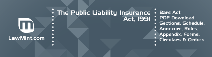 The Public Liability Insurance Act 1991 Bare Act PDF Download 2