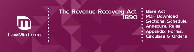 The Revenue Recovery Act 1890 Bare Act PDF Download 2