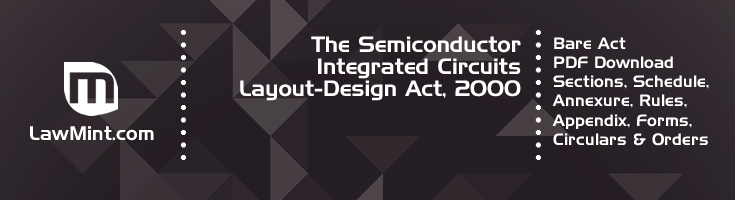 The Semiconductor Integrated Circuits Layout Design Act 2000 Bare Act PDF Download 2