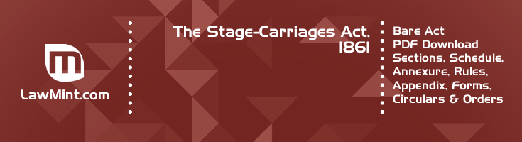 The Stage Carriages Act 1861 Bare Act PDF Download 2