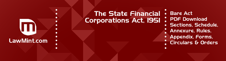 The State Financial Corporations Act 1951 Bare Act PDF Download 2