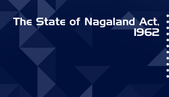 The State of Nagaland Act 1962 Bare Act PDF Download 2