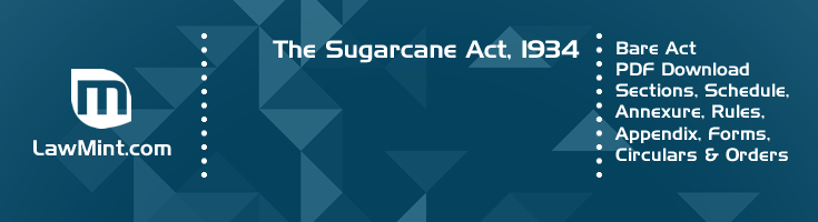 The Sugarcane Act 1934 Bare Act PDF Download 2