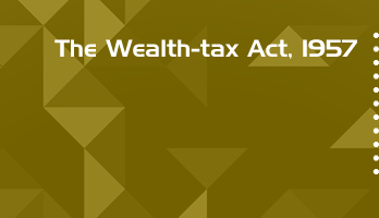 The Wealth tax Act 1957 Bare Act PDF Download 2