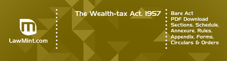 The Wealth tax Act 1957 Bare Act PDF Download 2