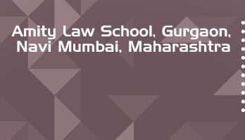 Amity Law School Gurgaon LLB LLM Syllabus Revision Notes Study Material Guide Question Papers 1