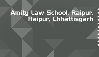 Amity Law School Raipur LLB LLM Syllabus Revision Notes Study Material Guide Question Papers 1