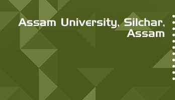 Assam University LLB LLM Syllabus Revision Notes Study Material Guide Question Papers 1